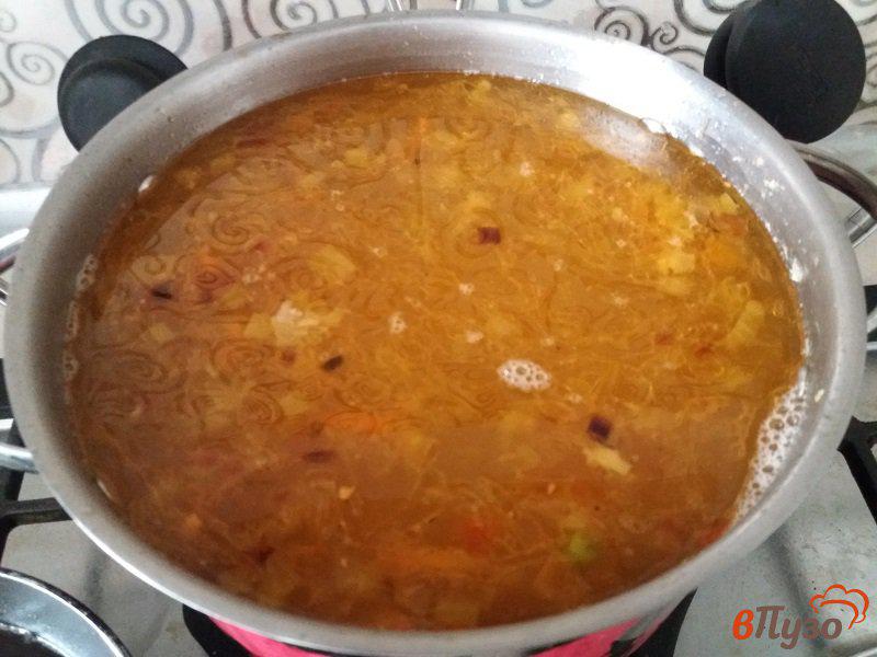 Фото приготовление рецепта: Сливочный суп из форели шаг №11