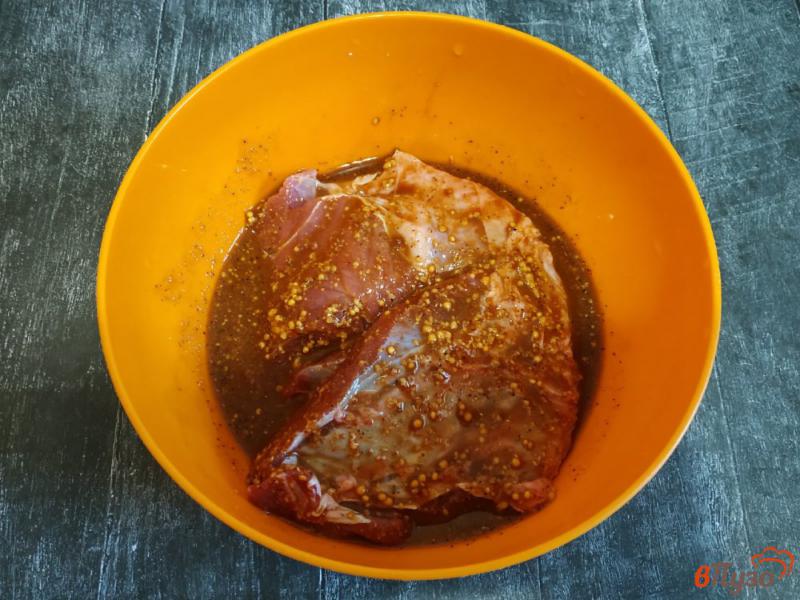 Фото приготовление рецепта: Маринованная телятина в соевом соусе шаг №2