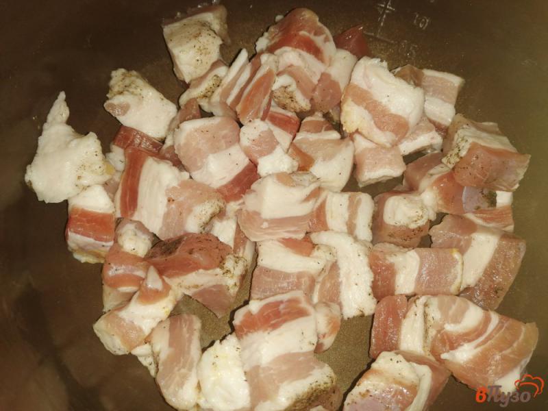 Фото приготовление рецепта: Каша из булгура со свининой шаг №2
