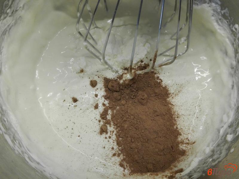 Фото приготовление рецепта: Шоколадное мороженое шаг №3