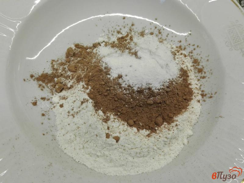 Фото приготовление рецепта: Шоколадно-кофейный торт шаг №1