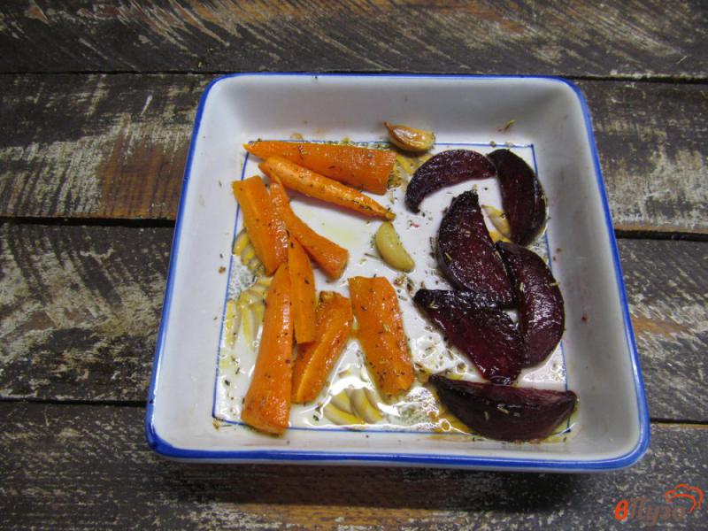 Фото приготовление рецепта: Салат из чечевицы с печеными овощами шаг №2