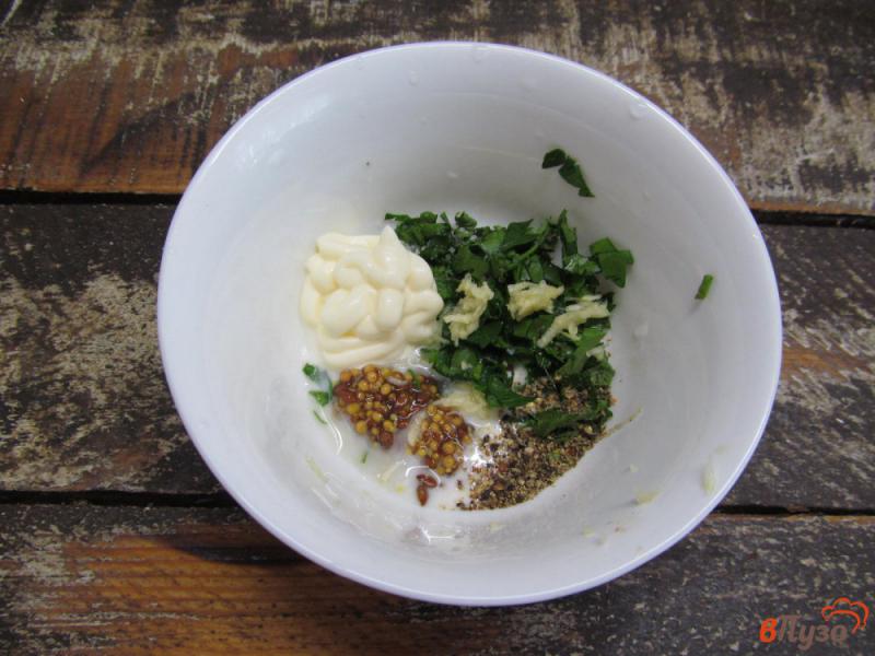 Фото приготовление рецепта: Салат из чечевицы с печеными овощами шаг №4