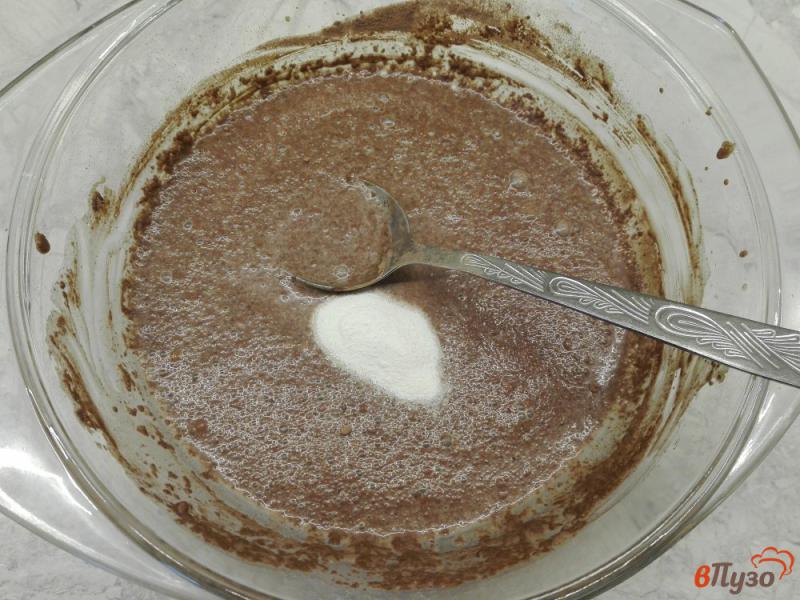 Фото приготовление рецепта: Шоколадное печенье с кунжутом и кокосовой стружкой шаг №3