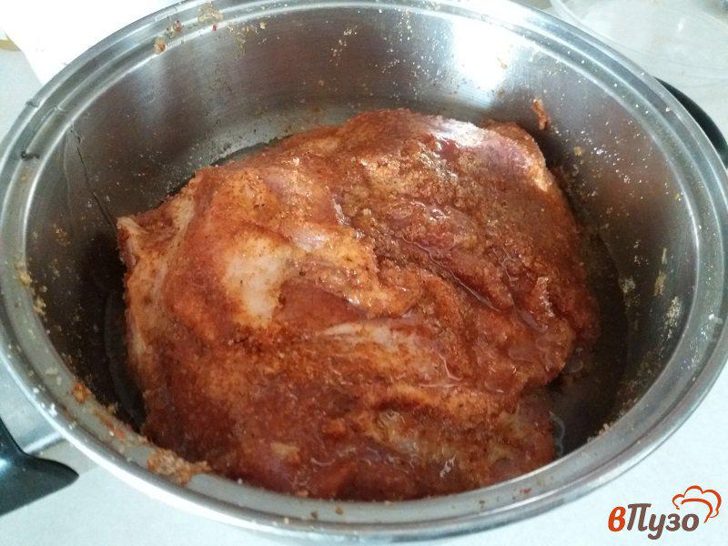 Фото приготовление рецепта: Запечённая пряная свинина шаг №5