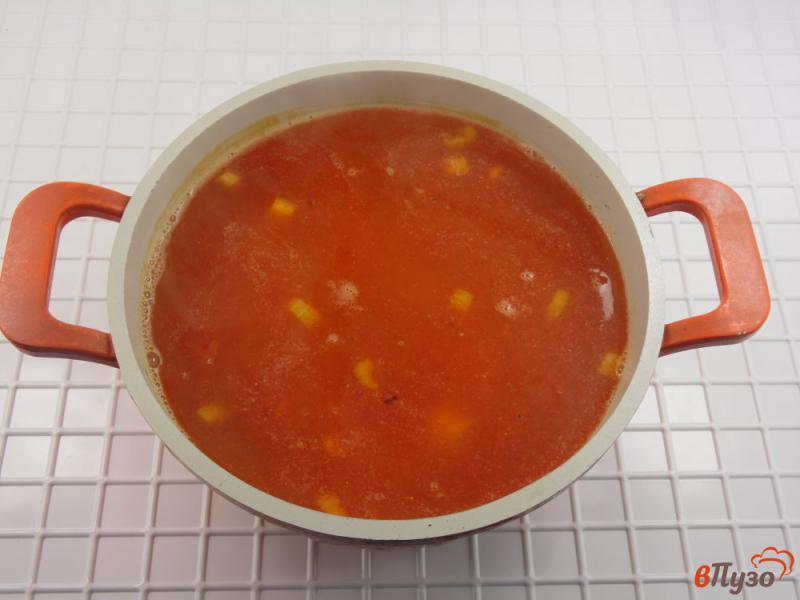 Фото приготовление рецепта: Суп с куриными сердечками и булгуром шаг №7