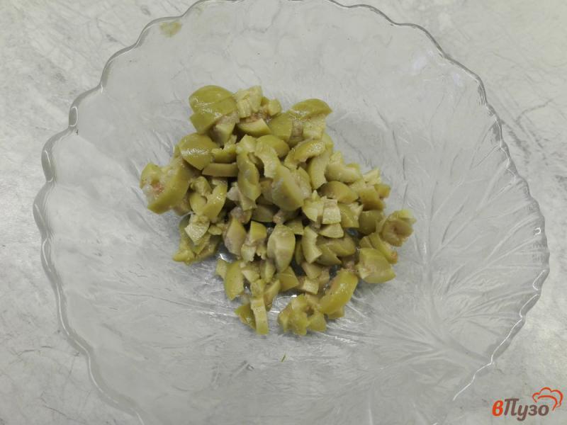 Фото приготовление рецепта: Чиабатта с оливками шаг №6