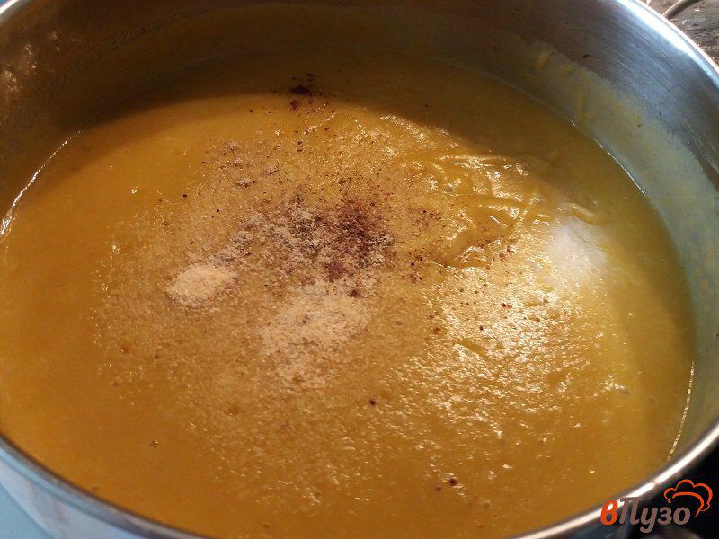 Фото приготовление рецепта: Овощной суп-пюре на бульоне шаг №7