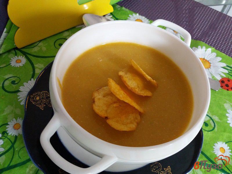 Фото приготовление рецепта: Овощной суп-пюре на бульоне шаг №11
