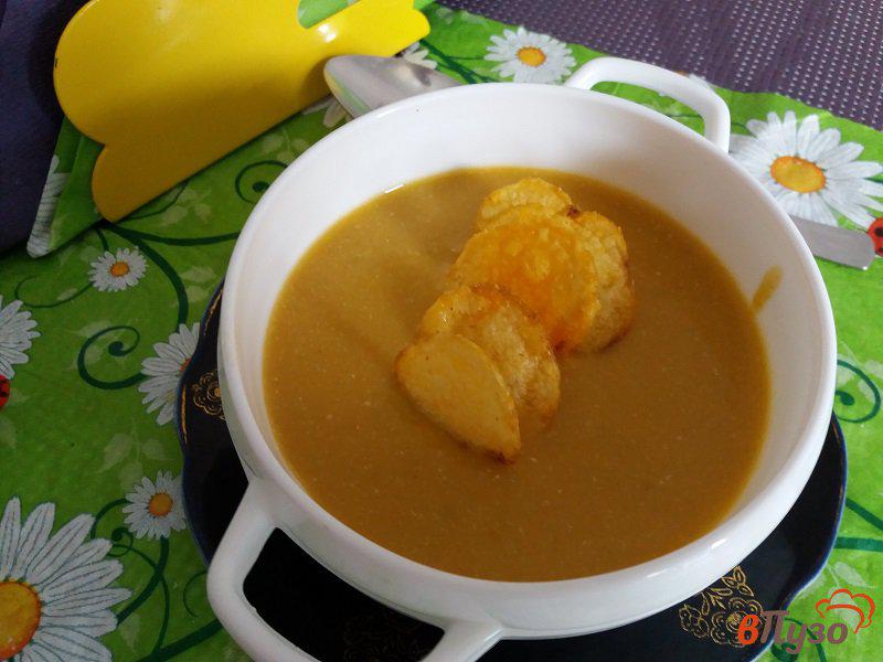Фото приготовление рецепта: Овощной суп-пюре на бульоне шаг №10
