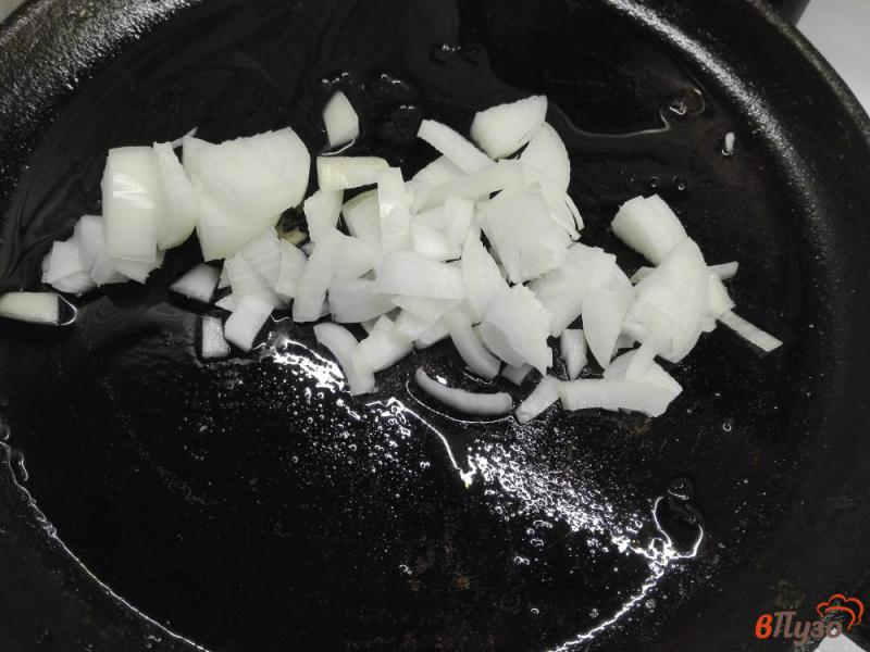Фото приготовление рецепта: Овощной крем-суп с обжаренным салом и зеленью шаг №5