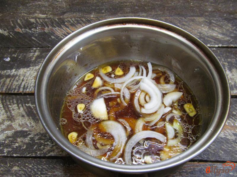 Фото приготовление рецепта: Тушеные куриные окорочка в азиатском стиле шаг №3