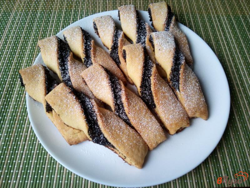 Фото приготовление рецепта: Творожное печенье с маком шаг №9