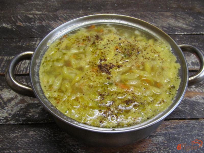 Фото приготовление рецепта: Картофельный суп с фасолью шаг №8