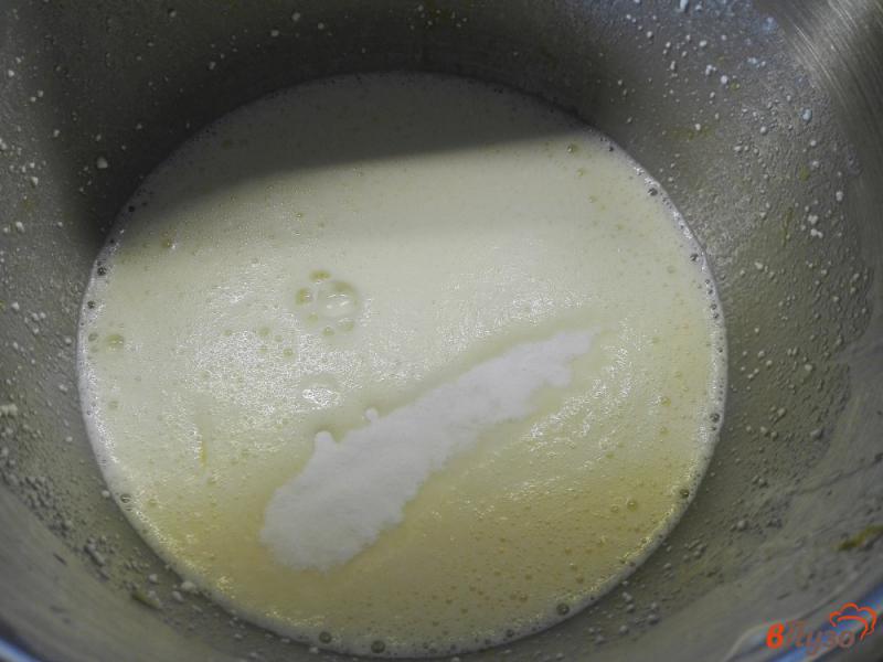 Фото приготовление рецепта: Творожно-лимонный кекс шаг №4