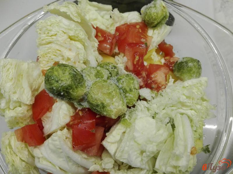 Фото приготовление рецепта: Запеченные овощи в духовке шаг №4