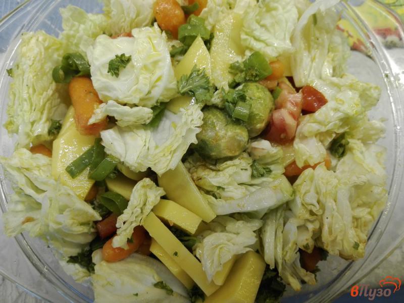 Фото приготовление рецепта: Запеченные овощи в духовке шаг №9