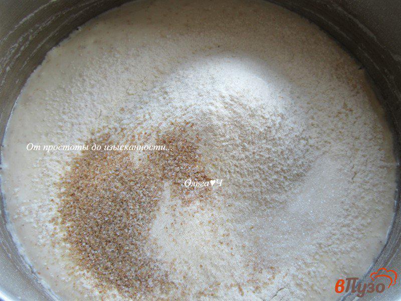 Фото приготовление рецепта: Цельнозерновой кукурузный хлеб с карри шаг №3