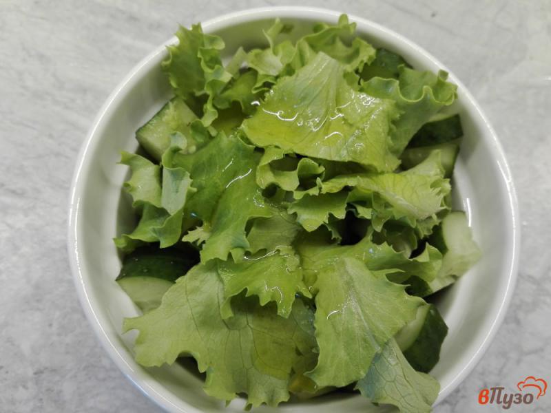 Фото приготовление рецепта: Салат с авокадо шаг №4