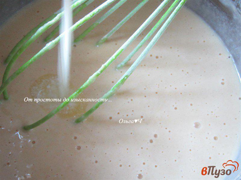 Фото приготовление рецепта: Цельнозерновые кукурузные блинчики шаг №3