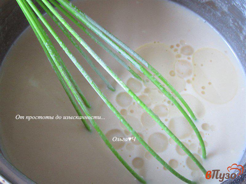 Фото приготовление рецепта: Цельнозерновые кукурузные блинчики шаг №4