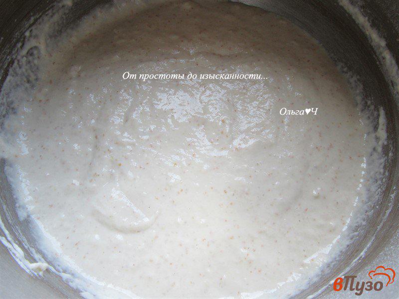 Фото приготовление рецепта: Цельнозерновой молочный хлеб с манкой шаг №2