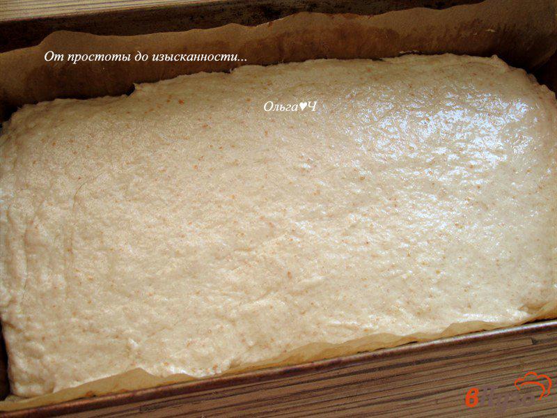 Фото приготовление рецепта: Цельнозерновой молочный хлеб с манкой шаг №6