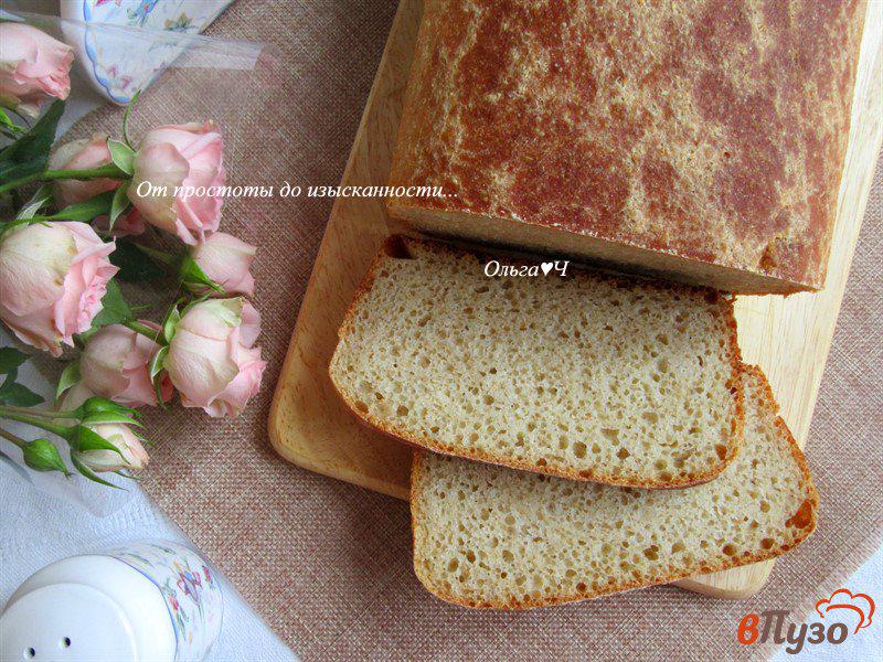 Фото приготовление рецепта: Цельнозерновой молочный хлеб с манкой шаг №9