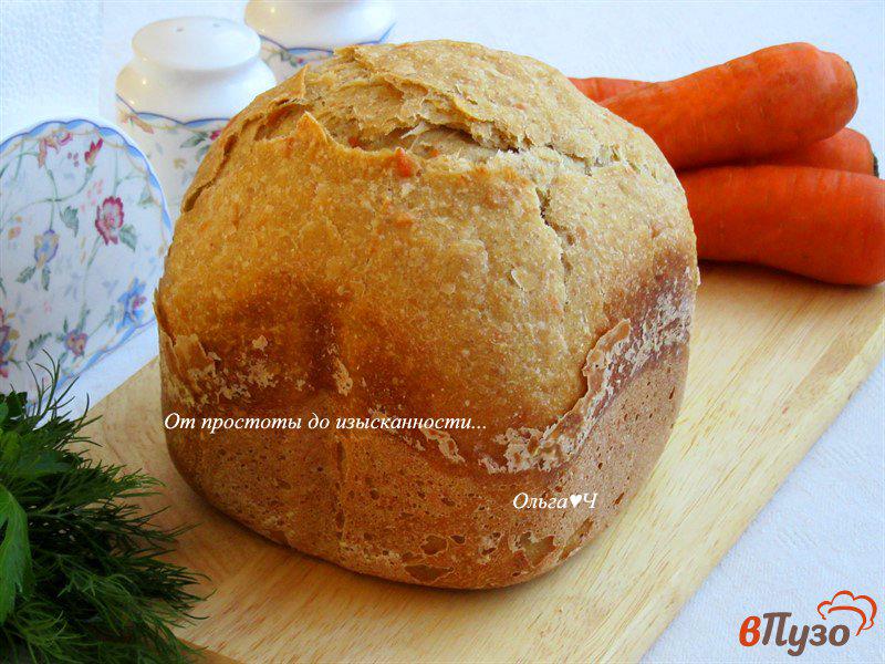 Фото приготовление рецепта: Морковный цельнозерновой хлеб шаг №5