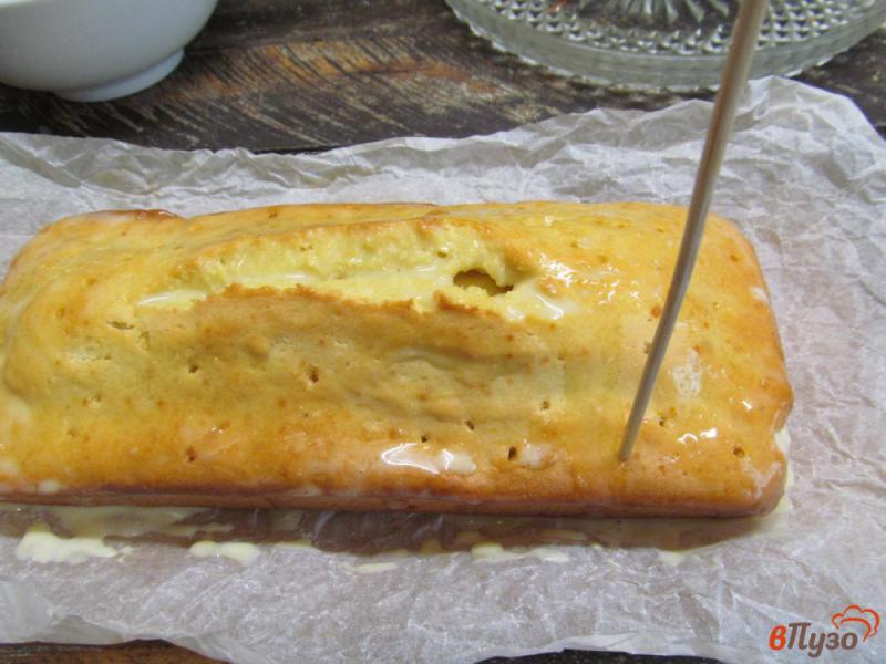 Фото приготовление рецепта: Сладкий лимонный хлеб с имбирем шаг №7