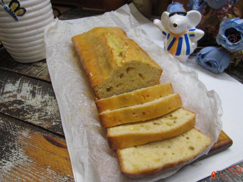 Фото приготовление рецепта: Сладкий лимонный хлеб с имбирем шаг №8