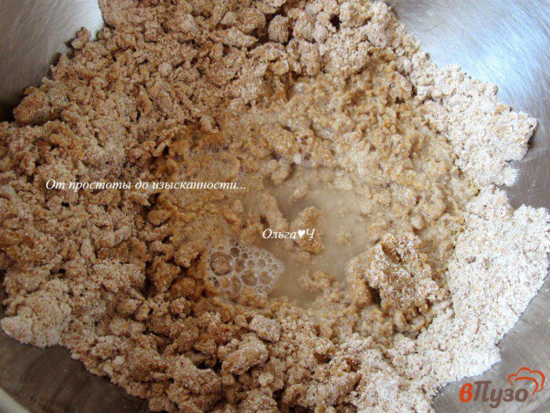 Фото приготовление рецепта: Овсяное печенье с арахисовой пастой шаг №2