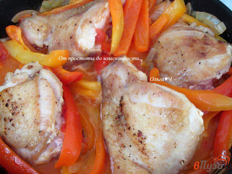 Фото приготовление рецепта: Курица по-басконски шаг №4