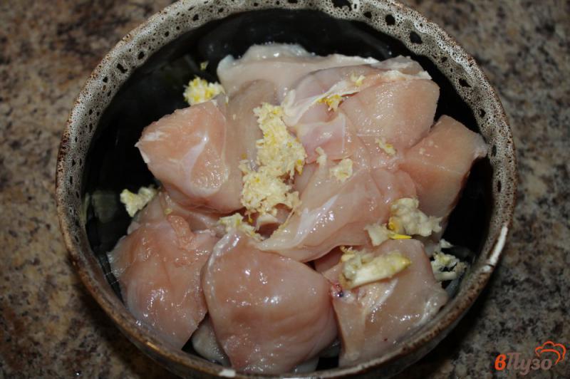 Фото приготовление рецепта: Шашлык из куриного филе с карри шаг №2