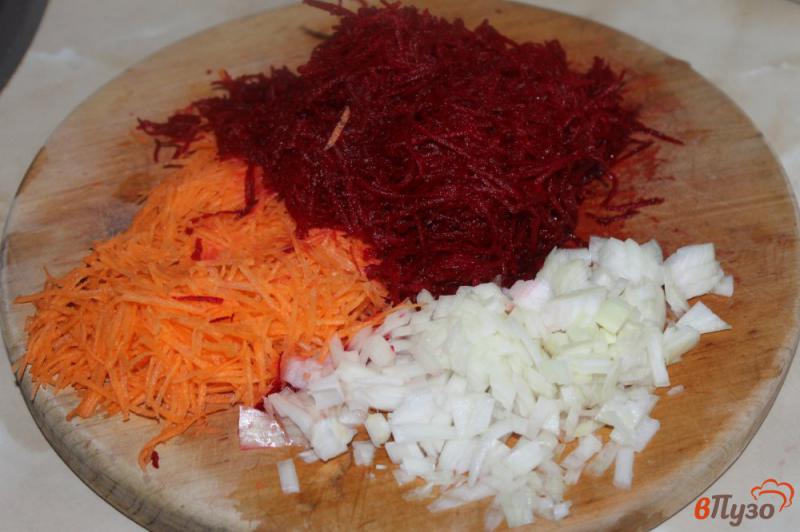 Фото приготовление рецепта: Овощной борщ с цветной капустой в мультиварке шаг №1