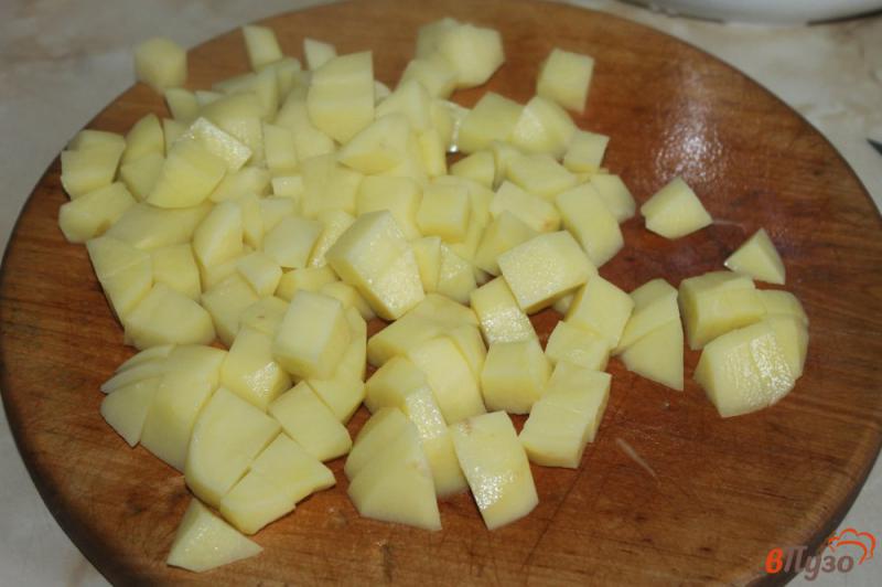 Фото приготовление рецепта: Овощной борщ с цветной капустой в мультиварке шаг №2