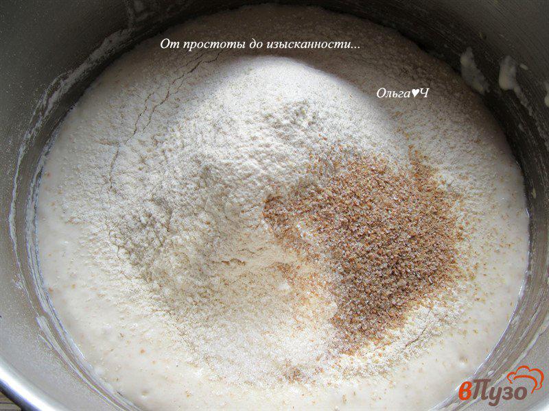 Фото приготовление рецепта: Цельнозерновой гречнево-нутовый хлеб шаг №3