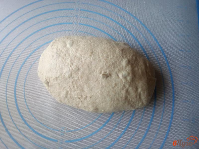 Фото приготовление рецепта: Хлеб на закваске с кунжутом и семечками шаг №6