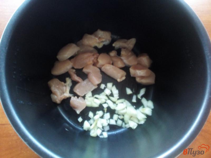 Фото приготовление рецепта: Овощное рагу с курицей в мультиварке-скороварке шаг №1