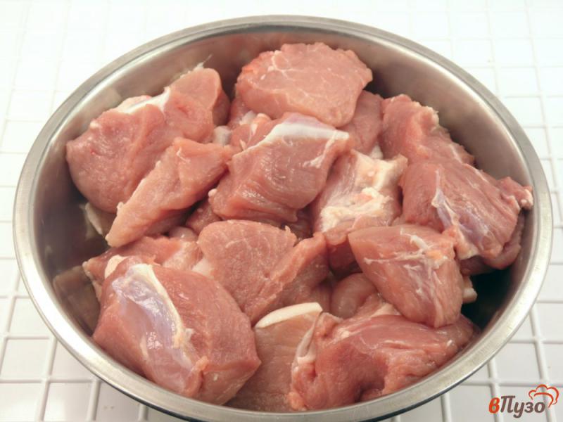 Фото приготовление рецепта: Шашлык из свинины в йогуртово-перечном маринаде шаг №1