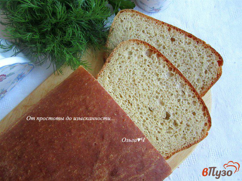 Фото приготовление рецепта: Цельнозерновой нутово-горохово-кукурузный хлеб шаг №7