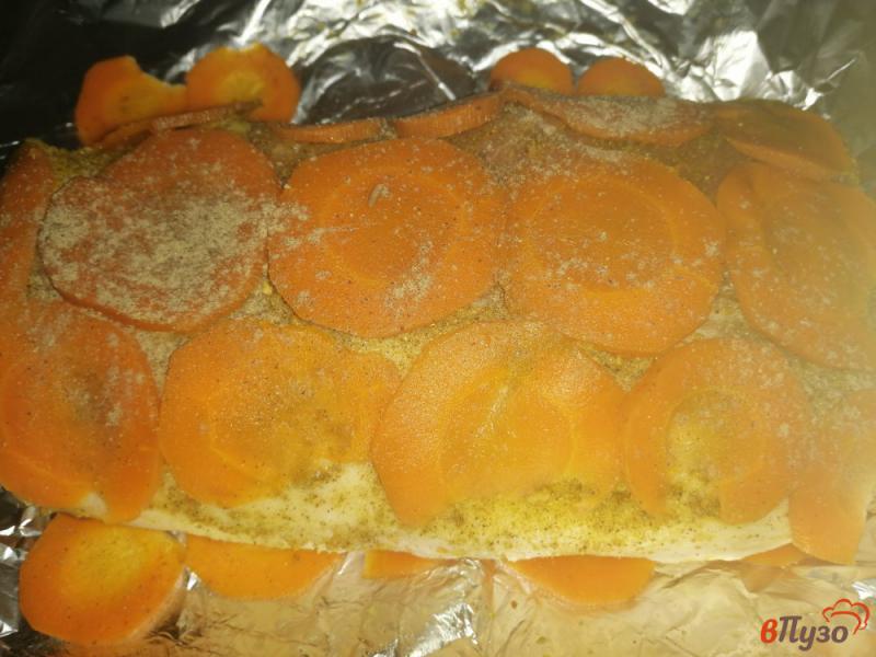 Фото приготовление рецепта: Свинина запеченная с морковью шаг №5
