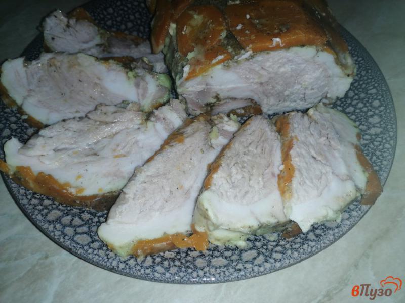Фото приготовление рецепта: Свинина запеченная с морковью шаг №8