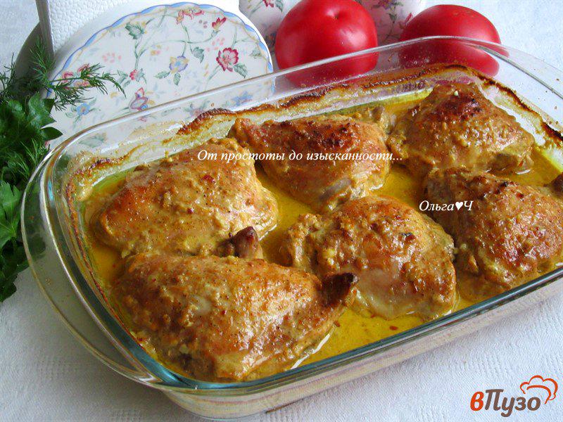 Фото приготовление рецепта: Курица в лимонном маринаде с карри шаг №5
