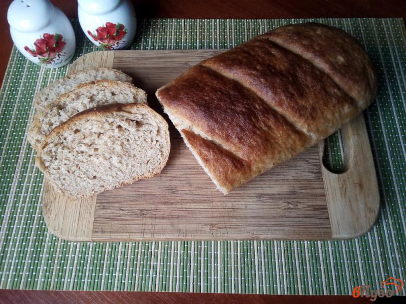 Фото приготовление рецепта: Пшенично-ржаной хлеб на сыворотке шаг №8