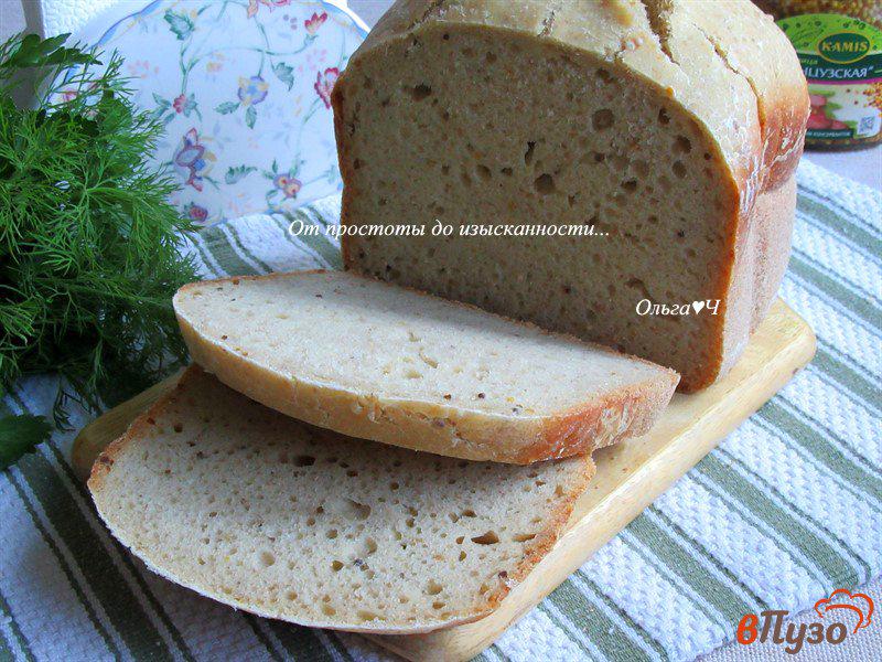 Фото приготовление рецепта: Цельнозерновой горчичный хлеб шаг №6