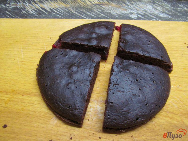 Фото приготовление рецепта: Шоколадное пирожное шаг №11