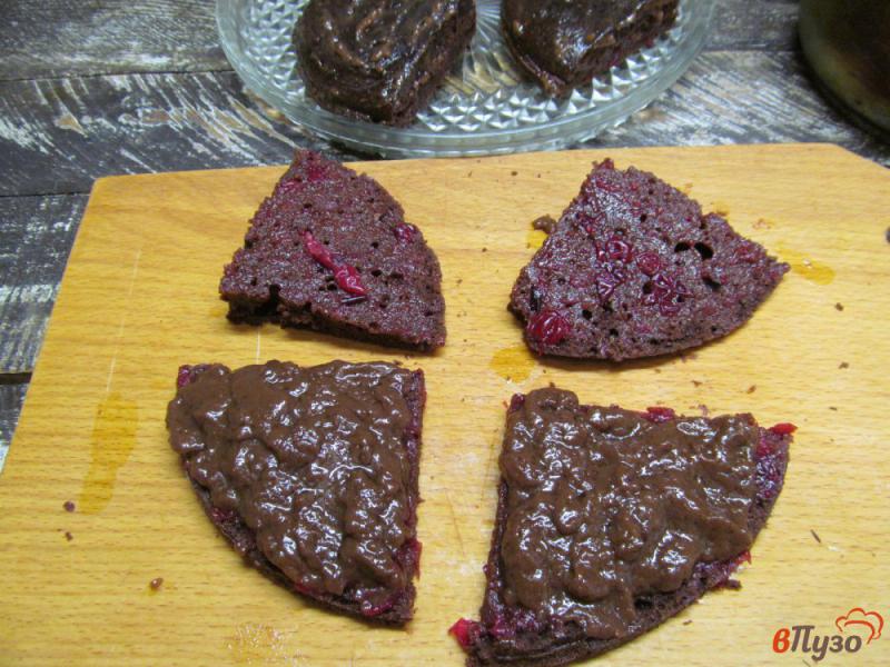 Фото приготовление рецепта: Шоколадное пирожное шаг №12