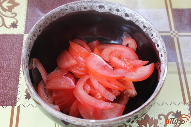 Фото приготовление рецепта: Овощной салат с яйцом на сметане шаг №1