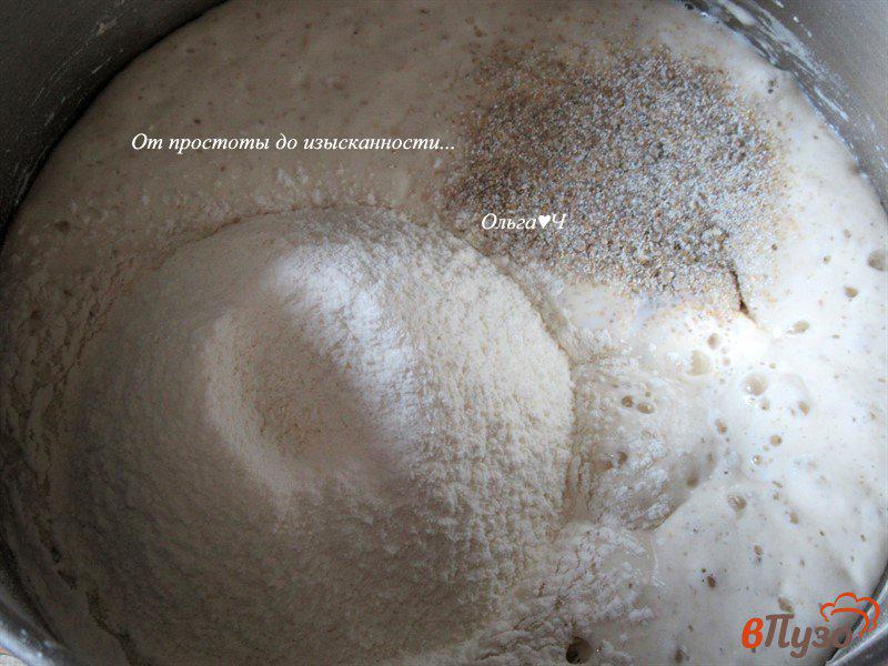 Фото приготовление рецепта: Цельнозерновой молочный хлеб с водорослевой солью и томатами шаг №2